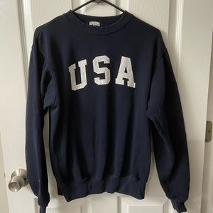 USA navy sweatshirt